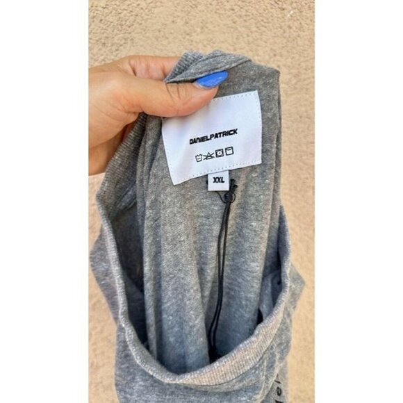 Daniel Patrick Grey 2XL Shirt Men's New Designer Coordinates - Picture 4 of 5